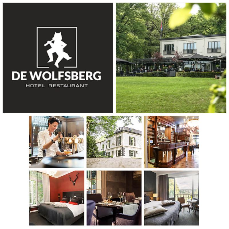 Overnachting met o.a. een 4-gangen menu bij De Wolfsberg