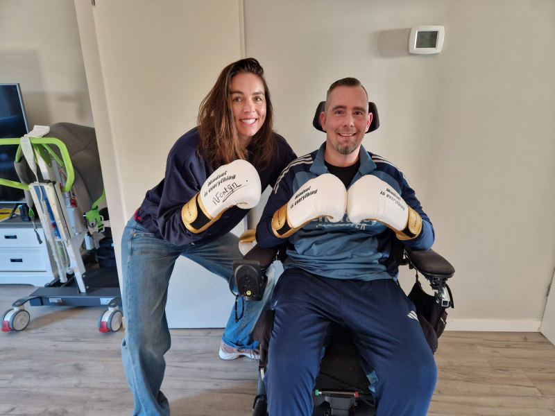 Boksclinic voor 30 personen door Nouchka Fontijn