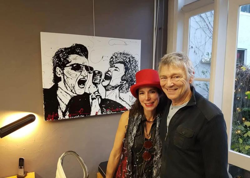 Schilderij 'Coming on strong'