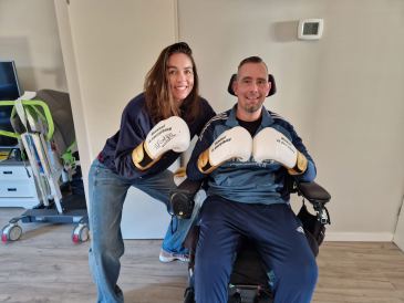 Boksclinic voor 30 personen door Nouchka Fontijn