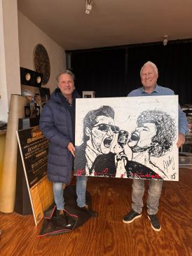 Schilderij 'Coming on strong'