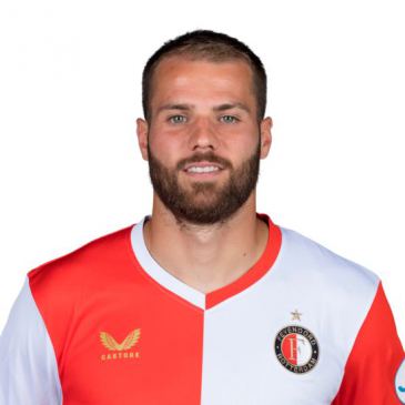 Europees wedstrijdshirt Bart Nieuwkoop