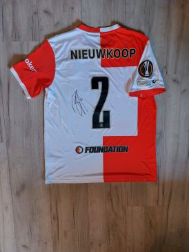 Europees wedstrijdshirt Bart Nieuwkoop